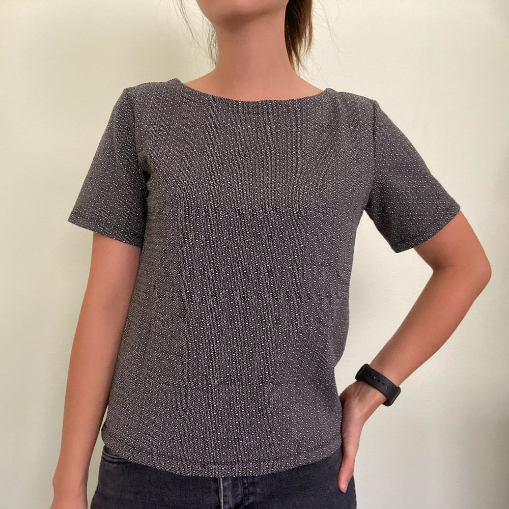 Theory Patterned Top - Picture 4 of 4